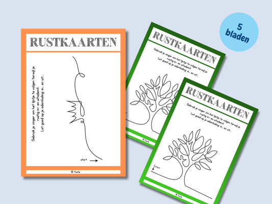 Rustkaarten – werkbladen voor groep 3 t/m 8