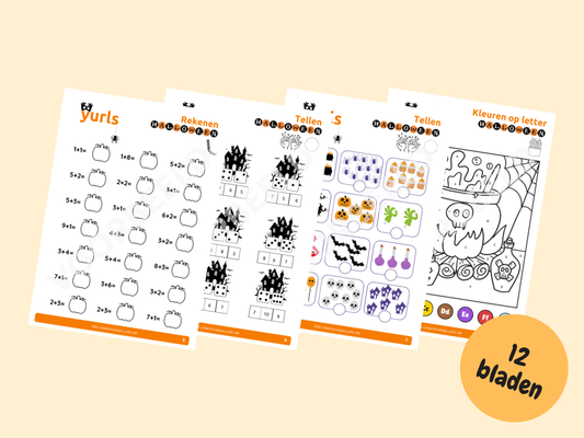 Werkboekje Halloween – werkbladen voor groep 3