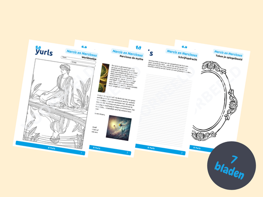 Werkboekje Narcis en Narcissus – werkbladen voor groep 6/7/8