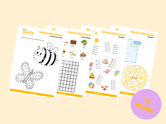 Werkboekje Zomer – werkbladen voor groep 3