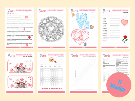 Werkboekje Valentijn – werkbladen voor groep 5/6