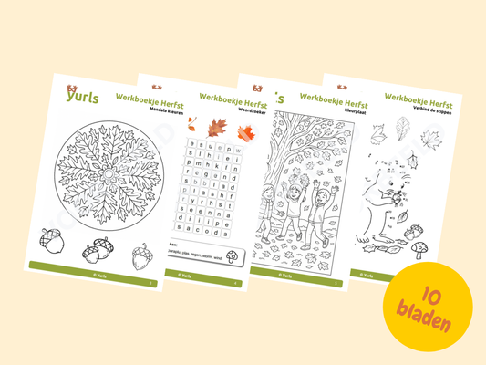 Werkboekje Herfst – werkbladen voor groep 3