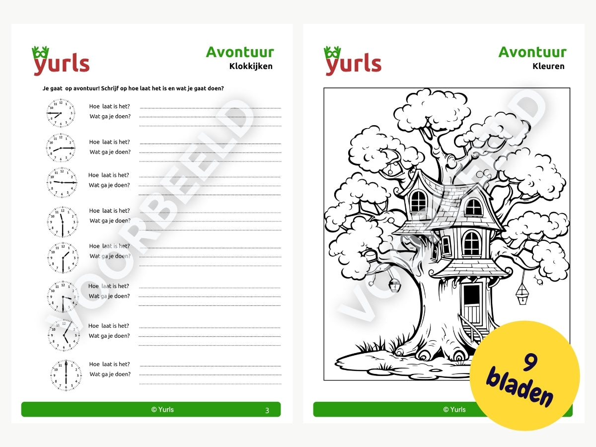 Werkboekje Avontuur – werkbladen voor groep 4
