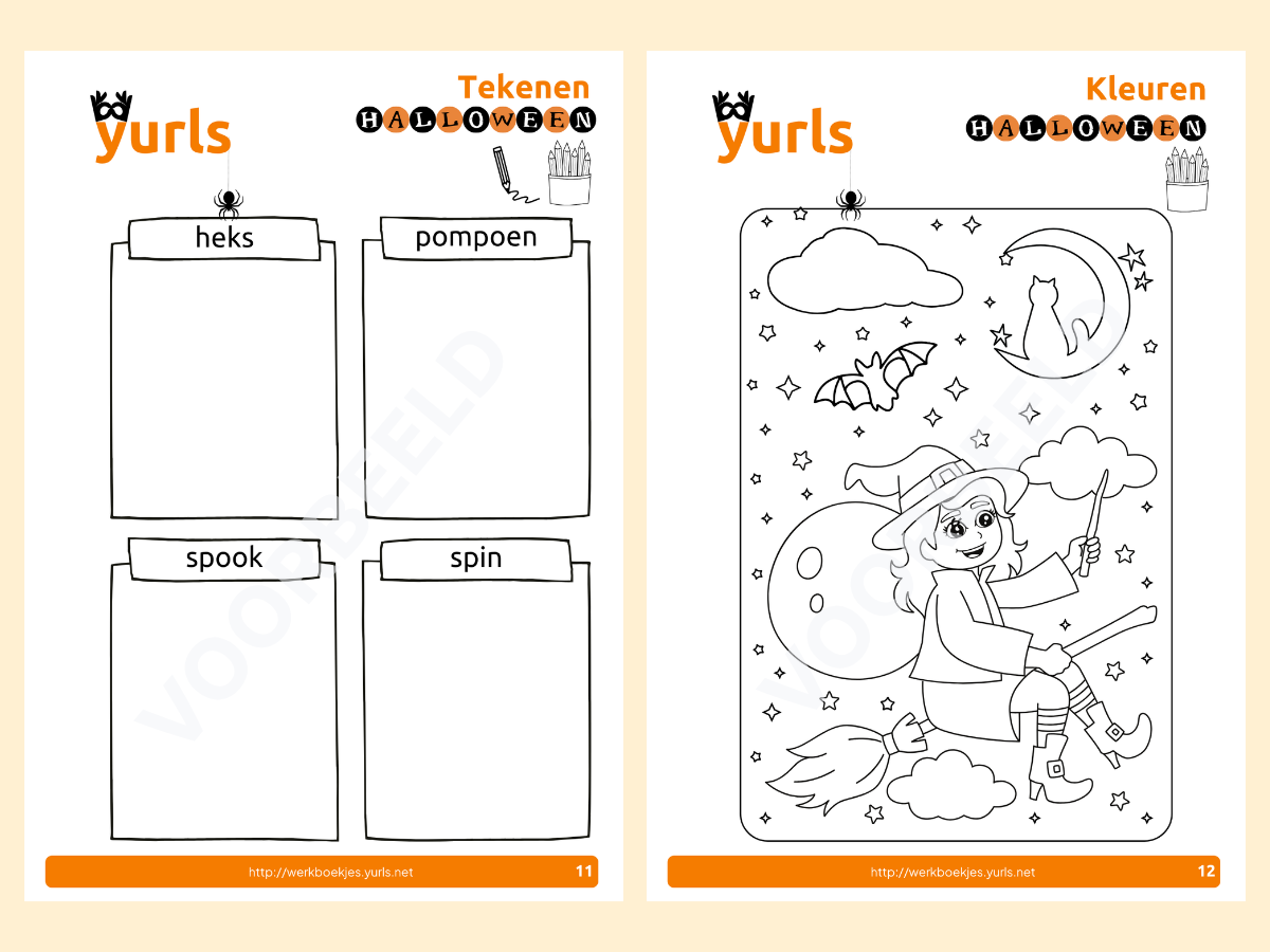 Werkboekje Halloween – werkbladen voor groep 3