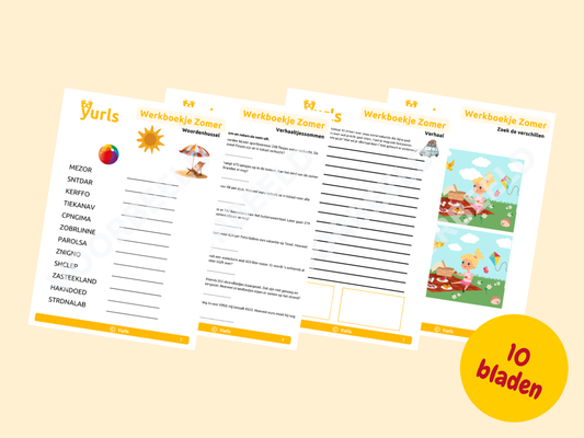 Werkboekje Zomer – werkbladen voor groep 5