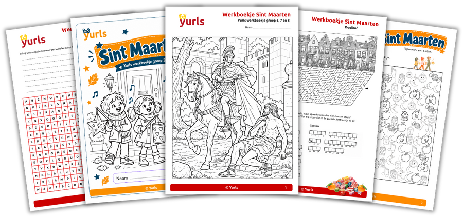 Werkboekjes Sint Maarten, covers
