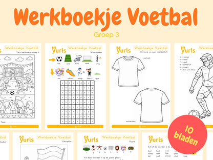 Werkboekje Voetbal – werkbladen voor groep 3
