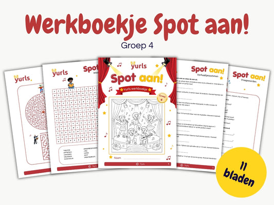 Werkboekje Spot aan! – werkbladen voor groep 4