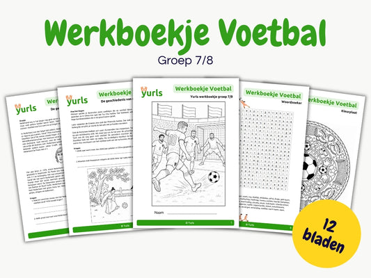 Werkboekje Voetbal – werkbladen voor groep 7/8