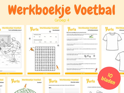 Werkboekje Voetbal – werkbladen voor groep 4