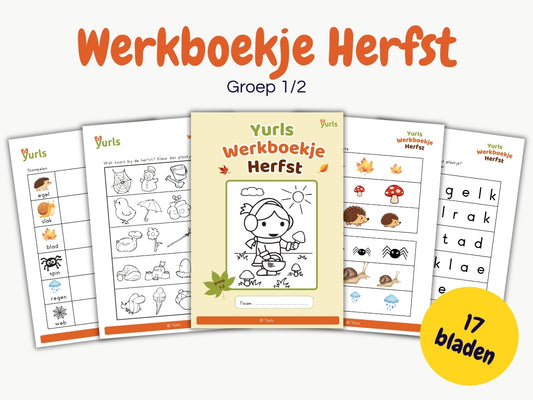 Werkboekje Herfst – werkbladen voor groep 1/2