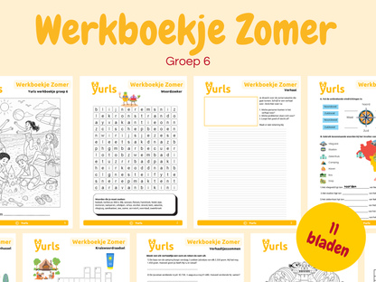 Werkboekje Zomer – werkbladen voor groep 6