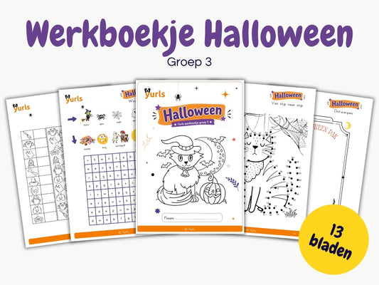 Werkboekje Halloween – werkbladen voor groep 3