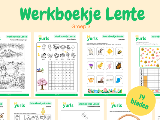 Werkboekje Lente – werkbladen voor groep 3