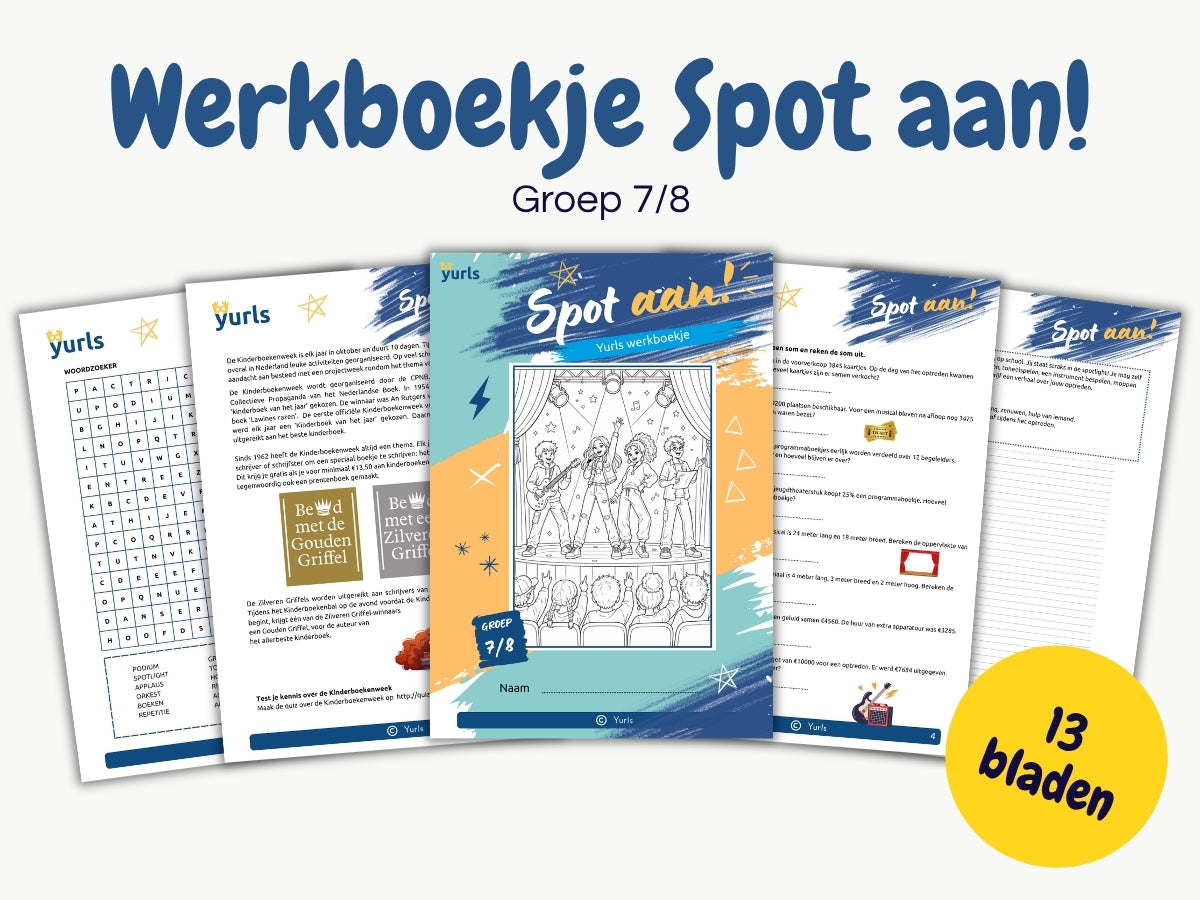 Werkboekje Spot aan! – werkbladen voor groep 7/8