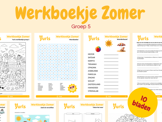 Werkboekje Zomer – werkbladen voor groep 5