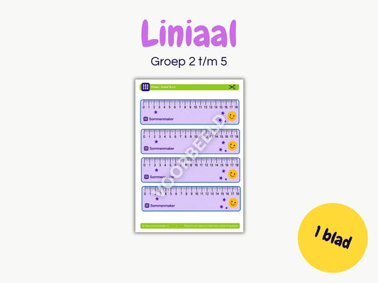 Meten – liniaal voor groep 2 t/m 5