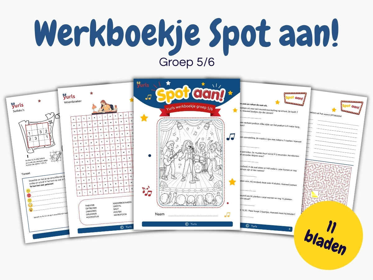 Werkboekje Spot aan! – werkbladen voor groep 5/6