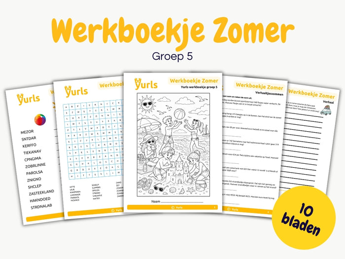 Werkboekje Zomer – werkbladen voor groep 5