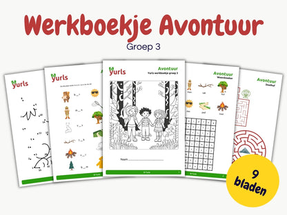 Werkboekje Avontuur – werkbladen voor groep 3