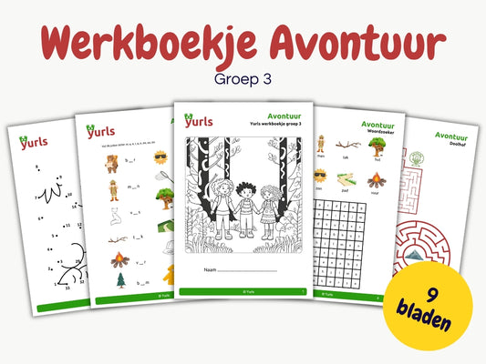 Werkboekje Avontuur – werkbladen voor groep 3