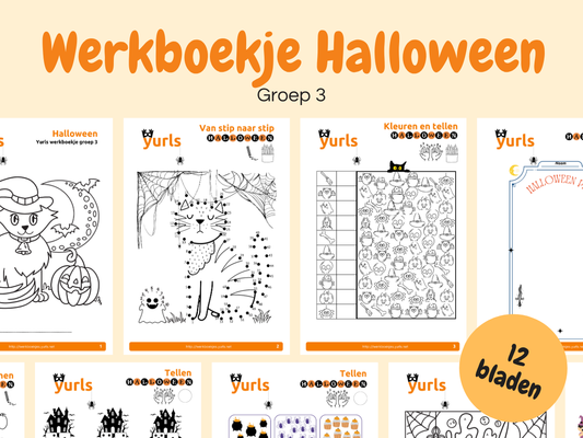 Werkboekje Halloween – werkbladen voor groep 3