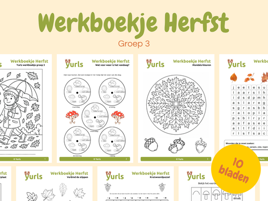Werkboekje Herfst – werkbladen voor groep 3