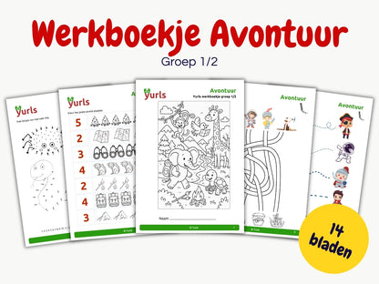 Werkboekje Avontuur – werkbladen voor groep 1/2
