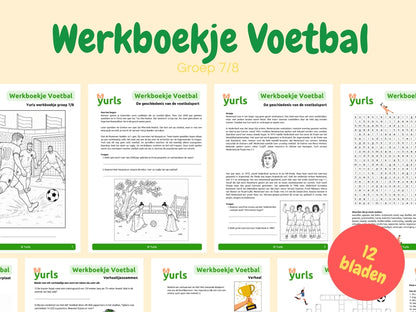 Werkboekje Voetbal – werkbladen voor groep 7/8