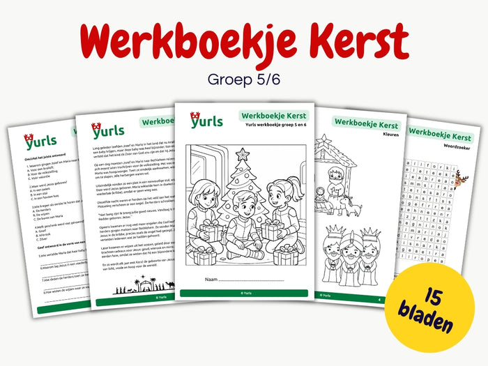 Werkboekje Kerst – werkbladen groep 5/6