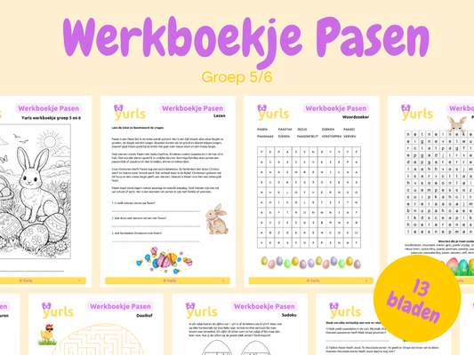 Werkboekje Pasen – werkbladen voor groep 5/6