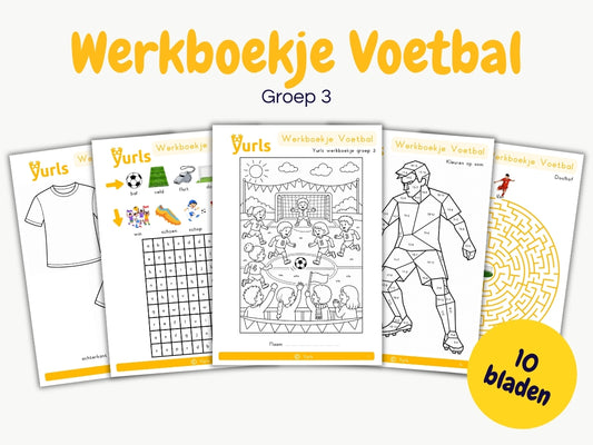 Werkboekje Voetbal – werkbladen voor groep 3