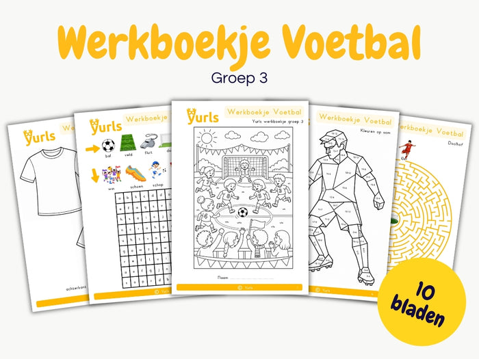Werkboekje Voetbal – werkbladen voor groep 3