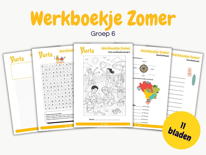 Werkboekje Zomer – werkbladen voor groep 6