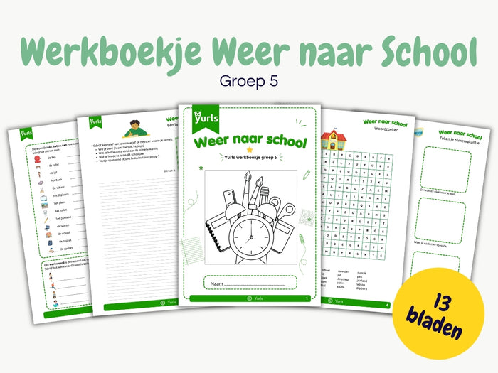 Werkboekje Weer naar School – werkbladen voor groep 5