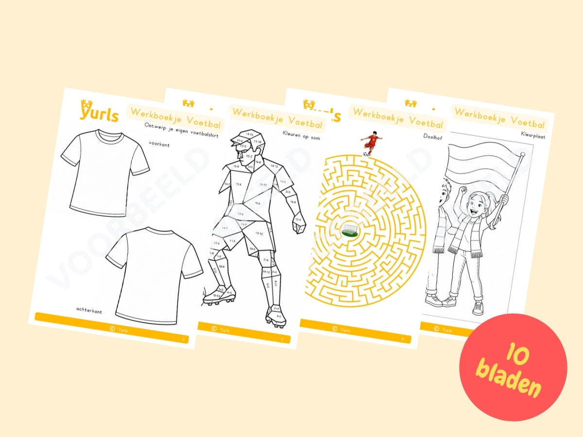 Werkboekje Voetbal – werkbladen voor groep 3