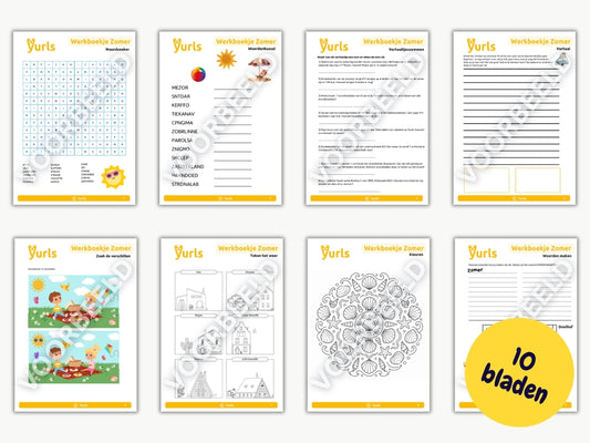 Werkboekje Zomer – werkbladen voor groep 5