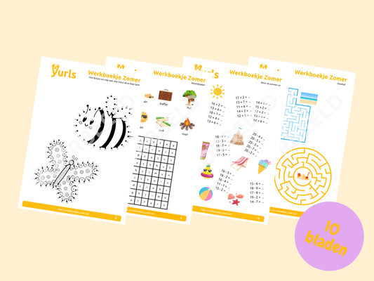 Werkboekje Zomer – werkbladen voor groep 3