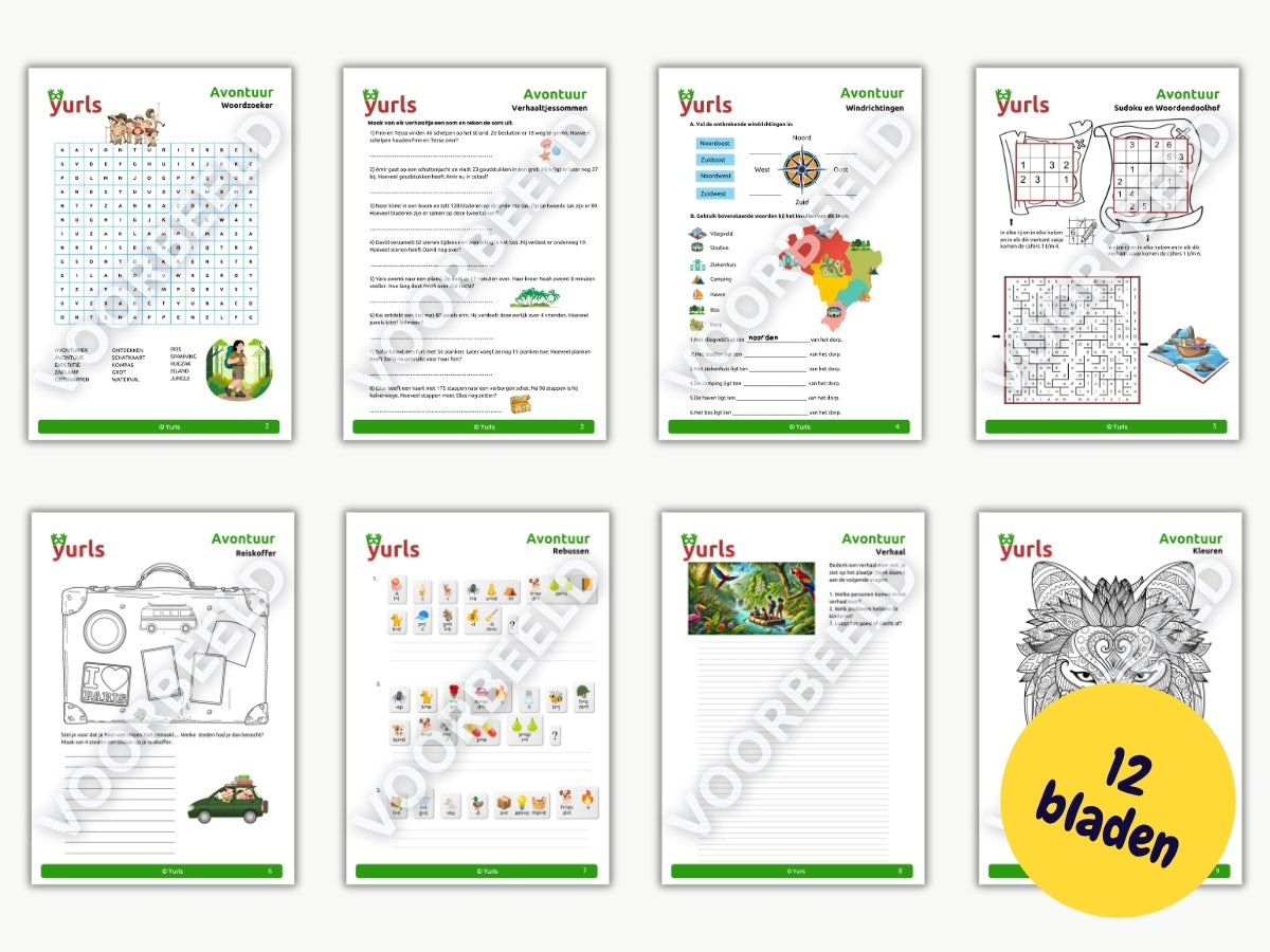 Werkboekje Avontuur – werkbladen voor groep 5/6