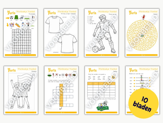 Werkboekje Voetbal – werkbladen voor groep 3