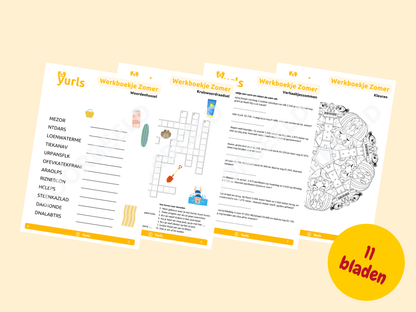 Werkboekje Zomer – werkbladen voor groep 6