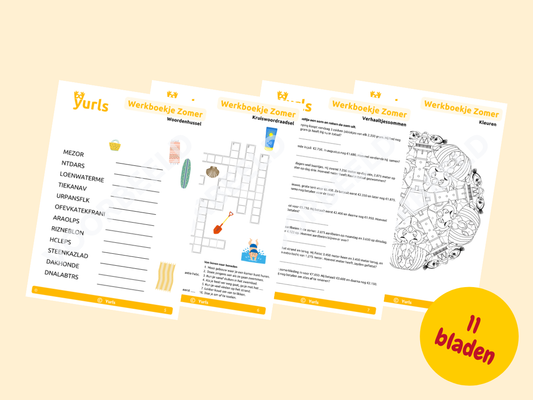 Werkboekje Zomer – werkbladen voor groep 6