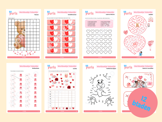 Werkboekje Valentijn – werkbladen voor groep 3