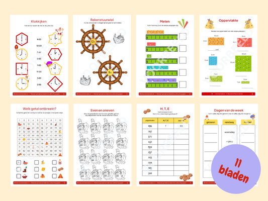 Rekenboekje Sinterklaas – werkbladen voor groep 4