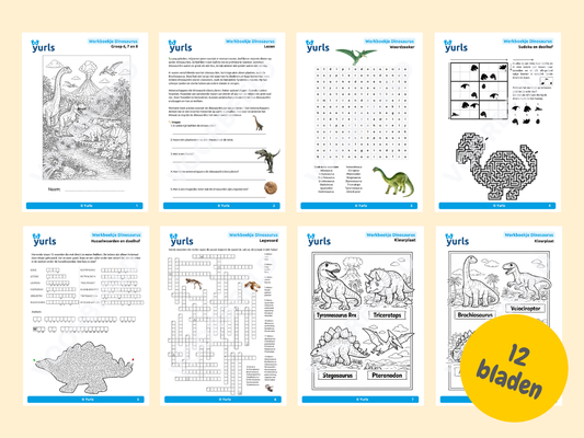 Werkboekje Dinosaurus – werkbladen voor groep 6/7/8