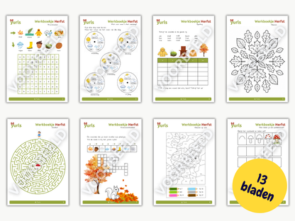 Werkboekje Herfst – werkbladen voor groep 3