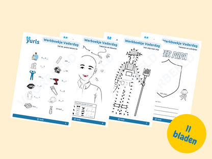 Werkboekje Vaderdag – werkbladen voor groep 3