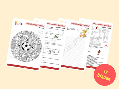 Werkboekje Voetbal België 5de en 6de leerjaar – werkbladen voor groep 7/8