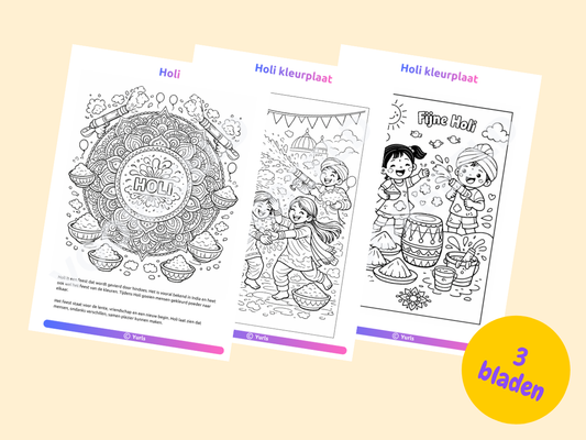 Kleurplaten Holi – kleurplaten