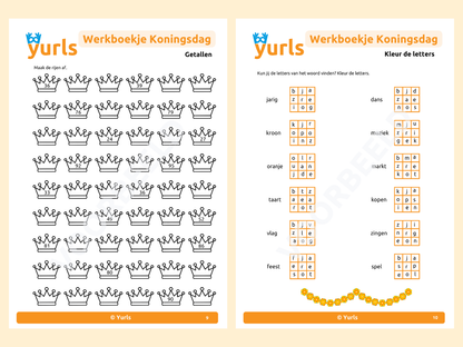 Werkboekje Koningsdag – werkbladen voor groep 3
